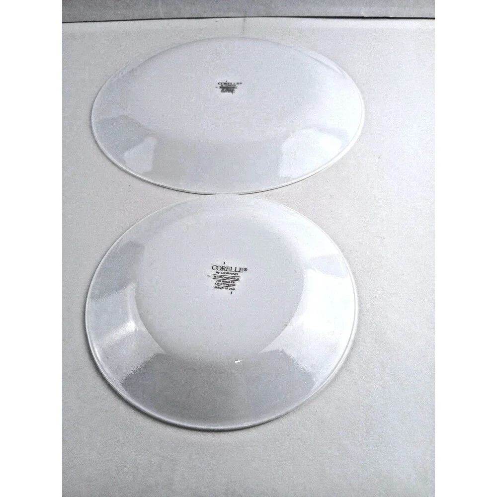 Corelle Vintage Friendship Pattern Dinner Plate & Salad Plate Set Butterfly Gold
